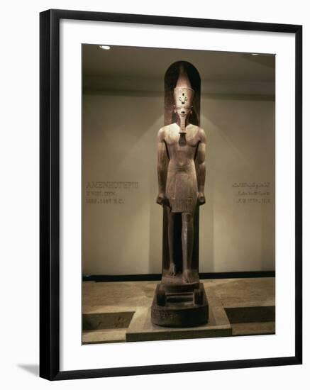 Amenhotep III, c. 1390-1353 BC 18th Dynasty Egyptian Pharaoh, Quartzite, Discovered 1989 in Luxor-null-Framed Photographic Print