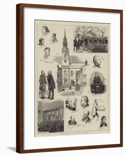 Amenities of a Clerical Election-null-Framed Giclee Print