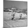 Amer. 10th Mountain Div. Army Ski Patrol, on the Itallian Front in the Appennine Mountains-Margaret Bourke-White-Mounted Photographic Print