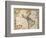 America, 1626-John Speed-Framed Giclee Print