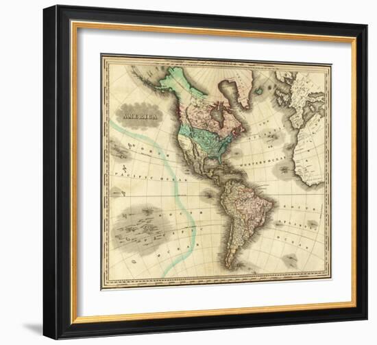 America, c.1823-Henry S^ Tanner-Framed Art Print