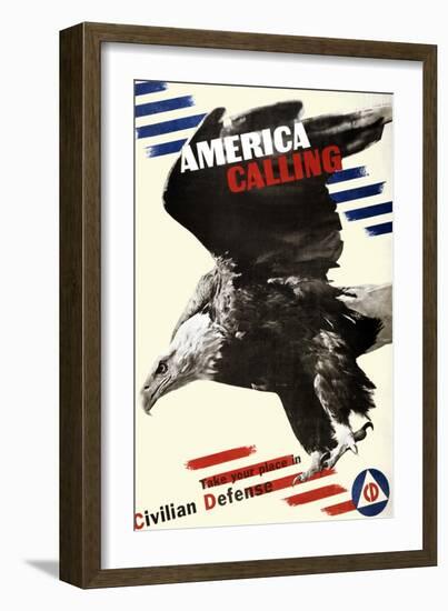 America Calling-Herbert Matter-Framed Art Print