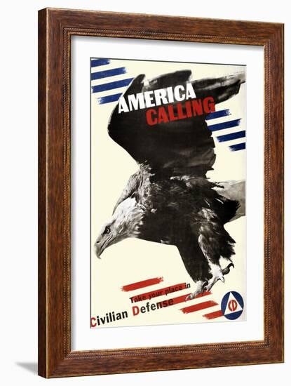 America Calling-Herbert Matter-Framed Art Print