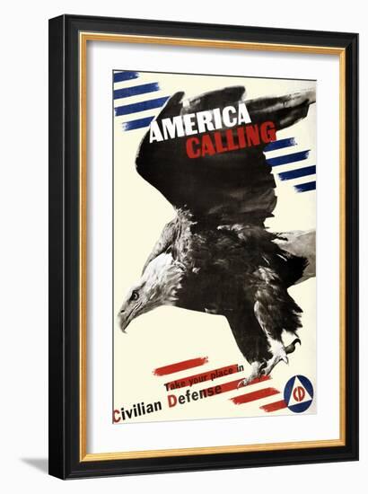 America Calling-Herbert Matter-Framed Art Print