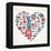 America Love - Heart-Marish-Framed Stretched Canvas