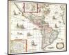 America noviter delineata 1631-Hondio-Mounted Art Print