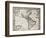 America Old Map With Greenland Insert Map. Created By John Speed. Published In London, 1627-marzolino-Framed Premium Giclee Print