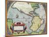 America, or the New World: From the 'Theatrum Orbis Terrarum' by Abraham Ortelius, 1570', 1570-Abraham Ortelius-Mounted Giclee Print