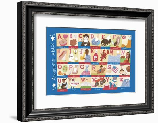 America's Alphabet-Catrina Genovese-Framed Giclee Print