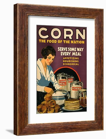 America's Corn-null-Framed Art Print