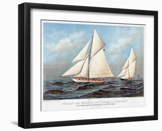 America's Cup, 1883-Currier & Ives-Framed Giclee Print