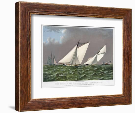 America's Cup, 1885-Currier & Ives-Framed Giclee Print