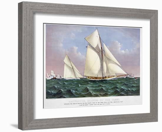 America's Cup, 1886-Currier & Ives-Framed Giclee Print