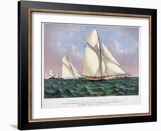 America's Cup, 1886-Currier & Ives-Framed Giclee Print