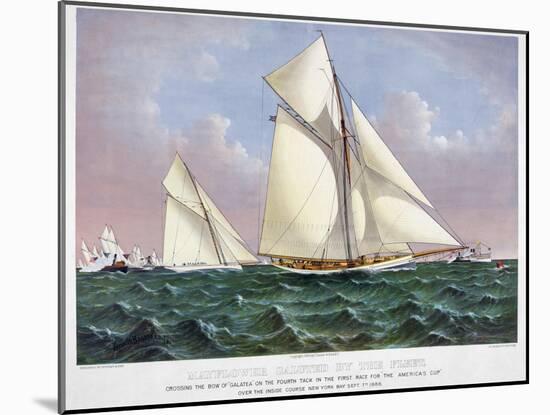 America's Cup, 1886-Currier & Ives-Mounted Giclee Print