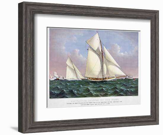 America's Cup, 1886-Currier & Ives-Framed Giclee Print