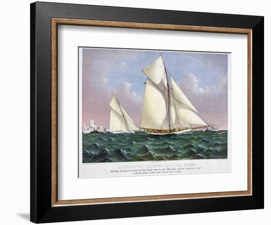 America's Cup, 1886-Currier & Ives-Framed Giclee Print