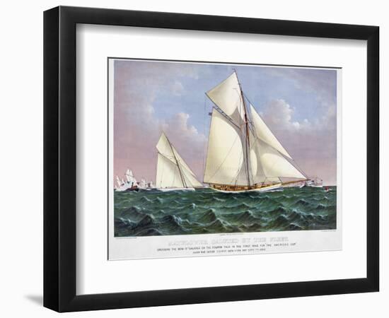 America's Cup, 1886-Currier & Ives-Framed Giclee Print