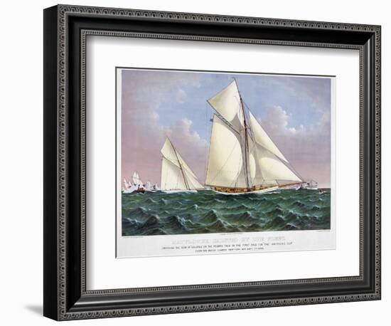 America's Cup, 1886-Currier & Ives-Framed Giclee Print