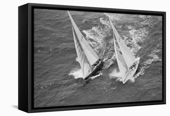 America's Cup Competitors-Alan Altman-Framed Premier Image Canvas