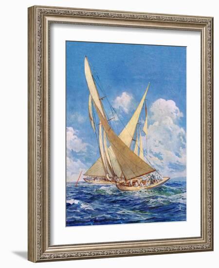 "America's Cup Race,"September 20, 1930-Anton Otto Fischer-Framed Giclee Print