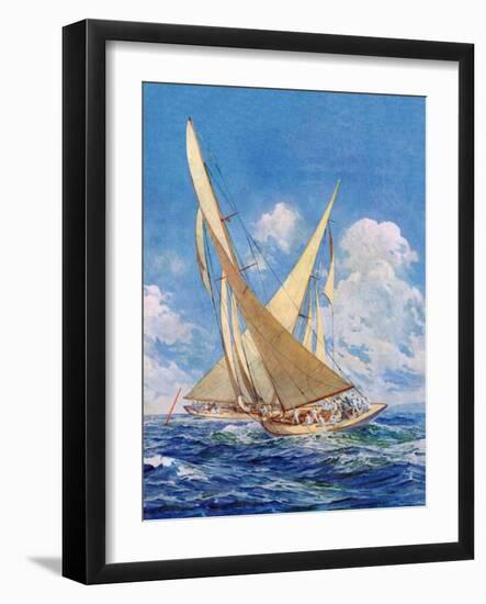 "America's Cup Race,"September 20, 1930-Anton Otto Fischer-Framed Giclee Print