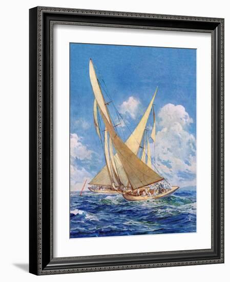 "America's Cup Race,"September 20, 1930-Anton Otto Fischer-Framed Giclee Print