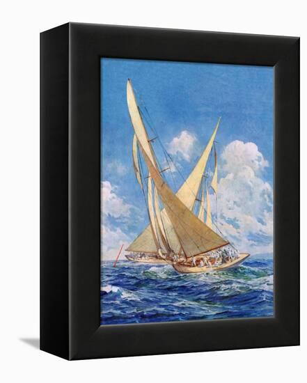 "America's Cup Race,"September 20, 1930-Anton Otto Fischer-Framed Premier Image Canvas