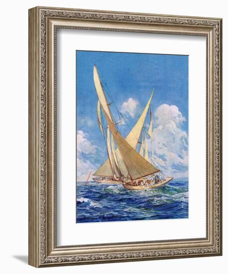 "America's Cup Race,"September 20, 1930-Anton Otto Fischer-Framed Giclee Print