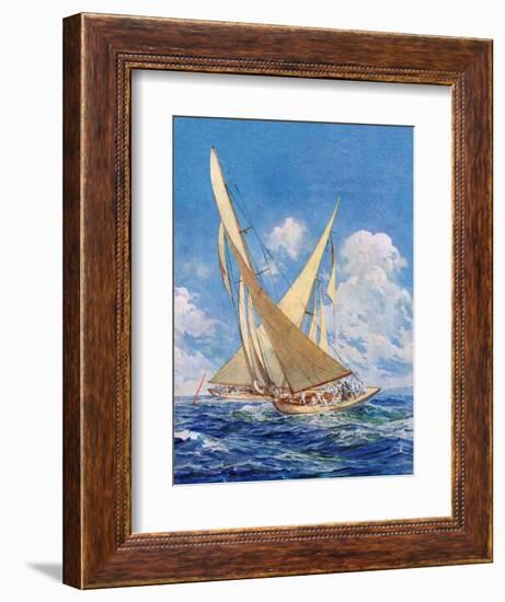 "America's Cup Race,"September 20, 1930-Anton Otto Fischer-Framed Giclee Print