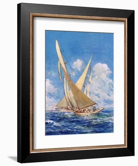 "America's Cup Race,"September 20, 1930-Anton Otto Fischer-Framed Giclee Print