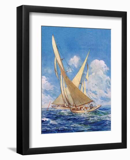 "America's Cup Race,"September 20, 1930-Anton Otto Fischer-Framed Giclee Print