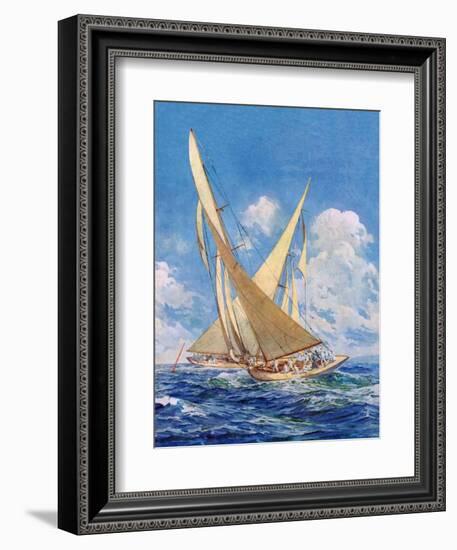 "America's Cup Race,"September 20, 1930-Anton Otto Fischer-Framed Giclee Print