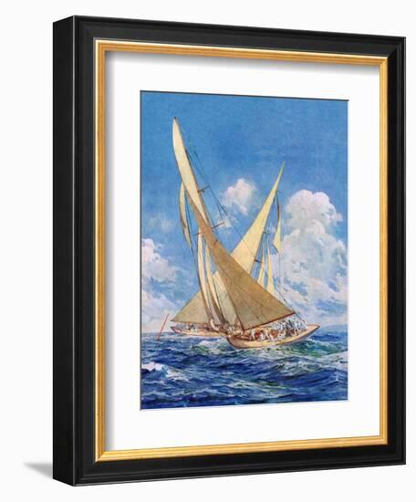 "America's Cup Race,"September 20, 1930-Anton Otto Fischer-Framed Giclee Print