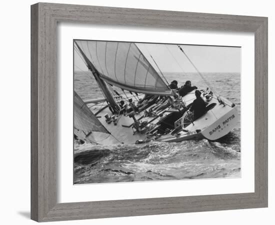 America's Cup Trials--Framed Photographic Print