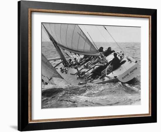 America's Cup Trials-null-Framed Photographic Print