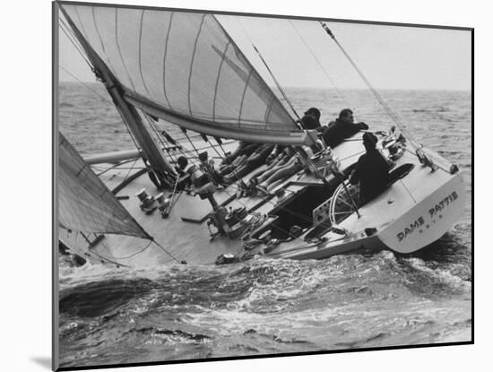 America's Cup Trials-null-Mounted Photographic Print