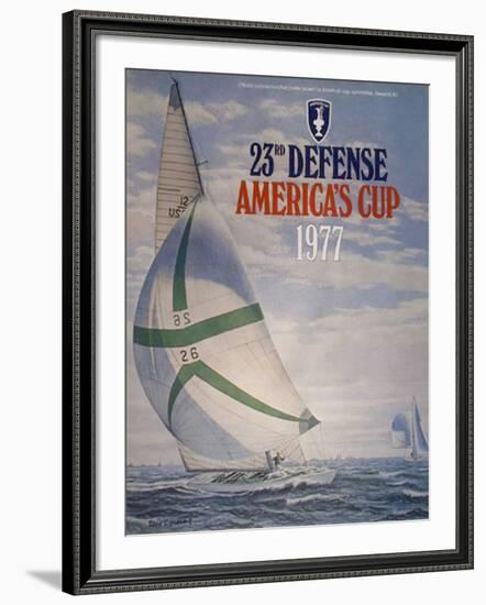 America's Cup-David Lockhart-Framed Art Print