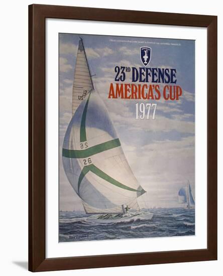 America's Cup-David Lockhart-Framed Art Print