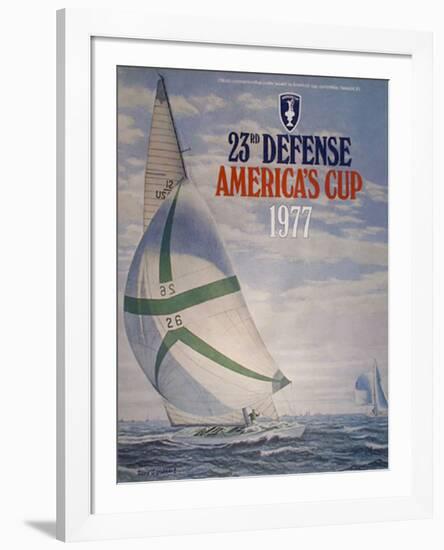 America's Cup-David Lockhart-Framed Art Print