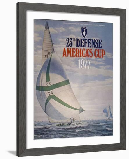 America's Cup-David Lockhart-Framed Art Print