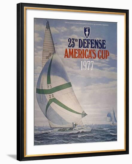 America's Cup-David Lockhart-Framed Art Print