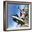 America's Deadly Dogfighter, the Yf - 16-Wilf Hardy-Framed Giclee Print