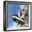 America's Deadly Dogfighter, the Yf - 16-Wilf Hardy-Framed Giclee Print