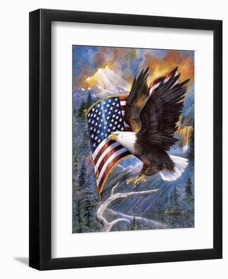 America's Pride-Unknown Manning-Framed Art Print