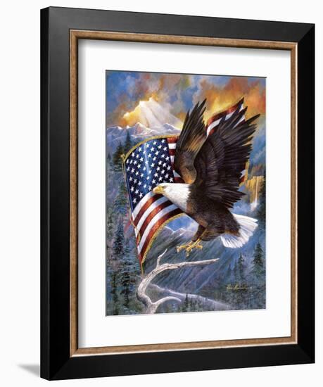 America's Pride-Unknown Manning-Framed Art Print