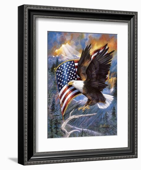 America's Pride-Unknown Manning-Framed Art Print