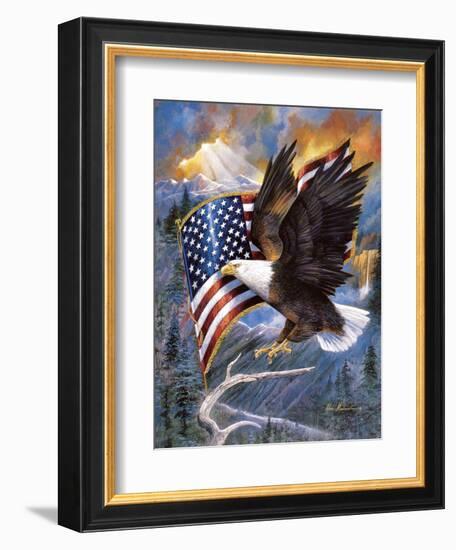 America's Pride-Unknown Manning-Framed Art Print