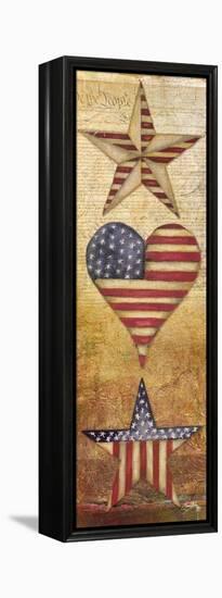 America Stars I-Elizabeth Medley-Framed Stretched Canvas