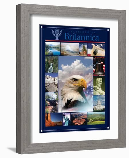 America the Beautiful-Encyclopaedia Britannica-Framed Art Print